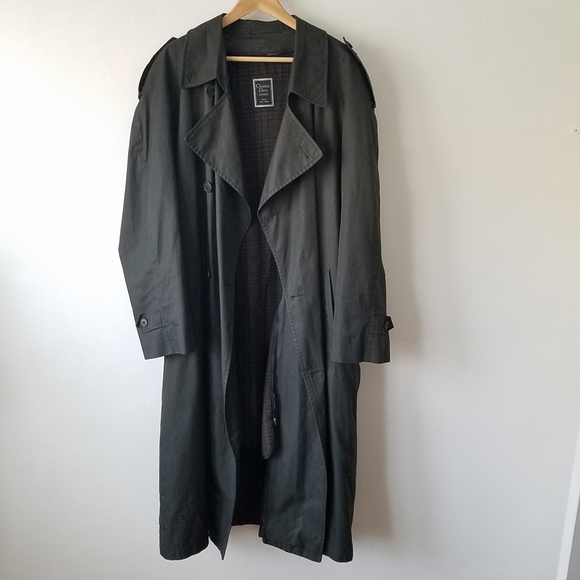 Dior Other - Vintage Christian Dior Wool Blend Trench Coat Mens Size 42L